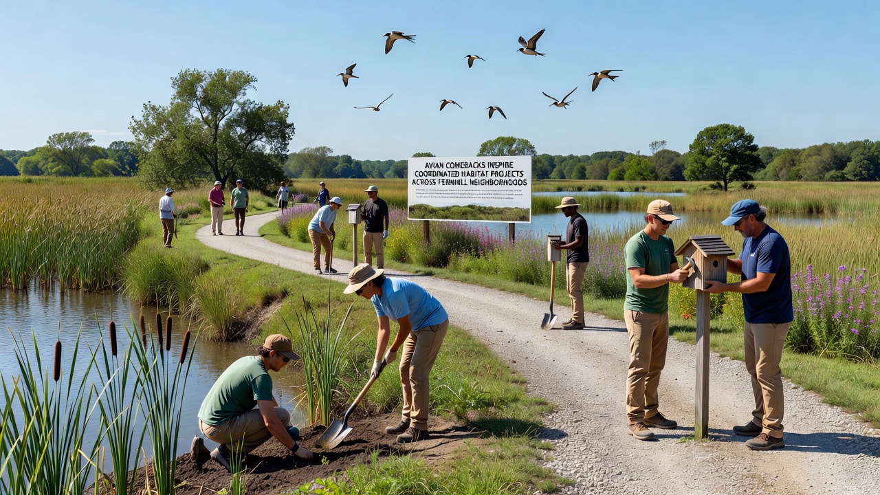 Avian Comebacks Inspire Coordinated Habitat Projects Across Fernhill Neighborhoods