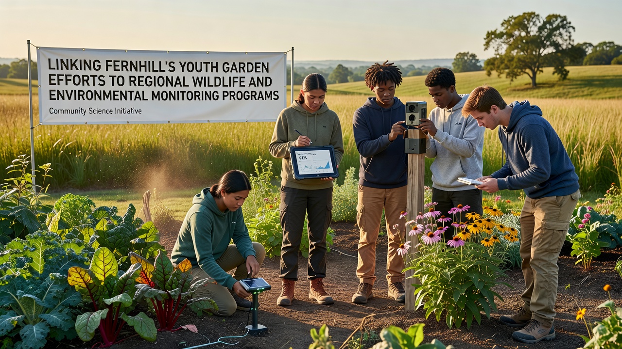 Youth-Led Gardening Initiatives in Fernhill Integrate with Area-Wide Environmental Monitoring Systems